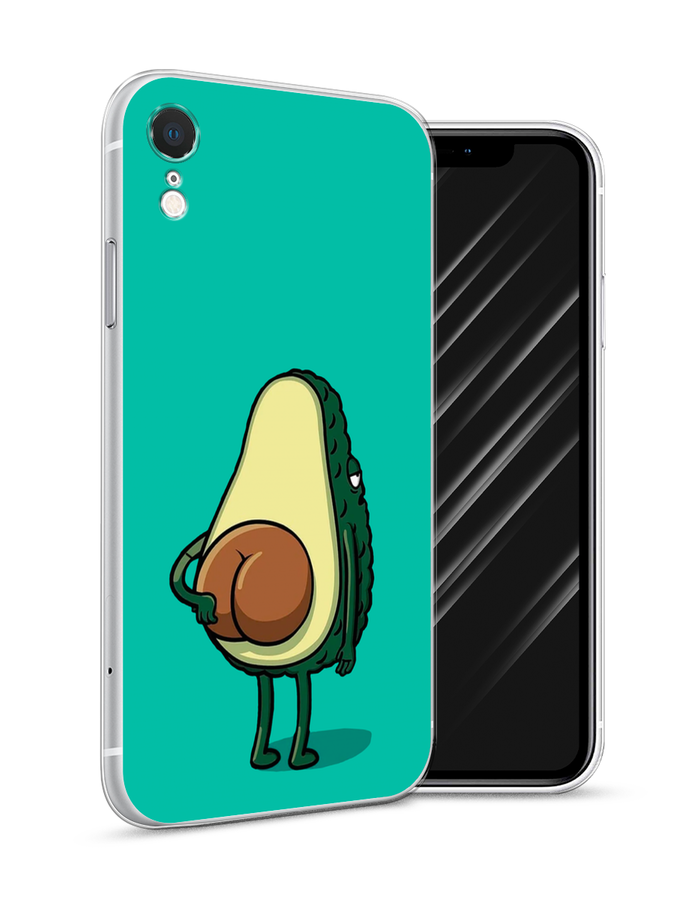 

Чехол Awog на Apple iPhone XR (10R) / Айфон XR (10R) "Попа авокадо", Разноцветный, 12050-10