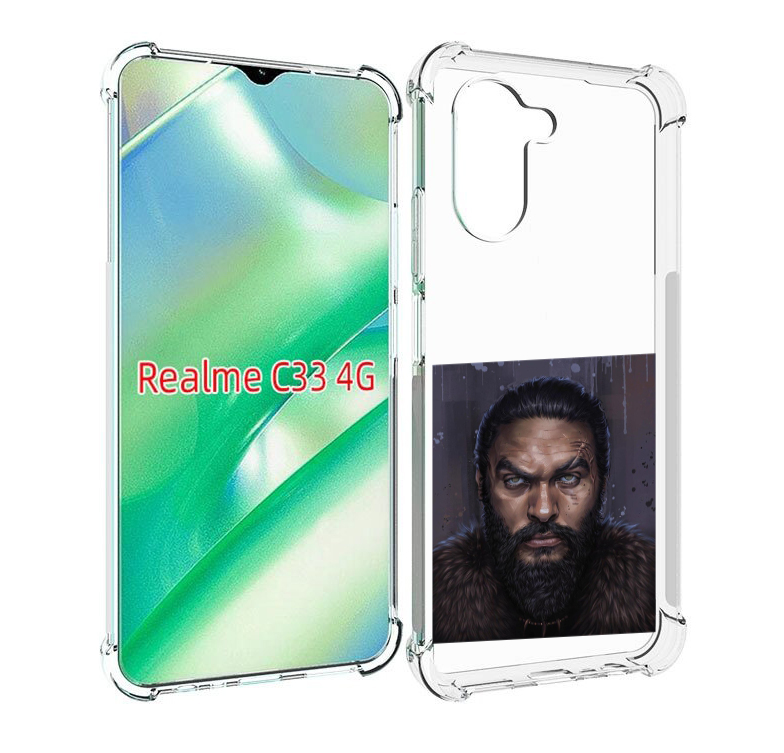 

Чехол MyPads портрет-императора для Realme C33 4G, Прозрачный, Tocco