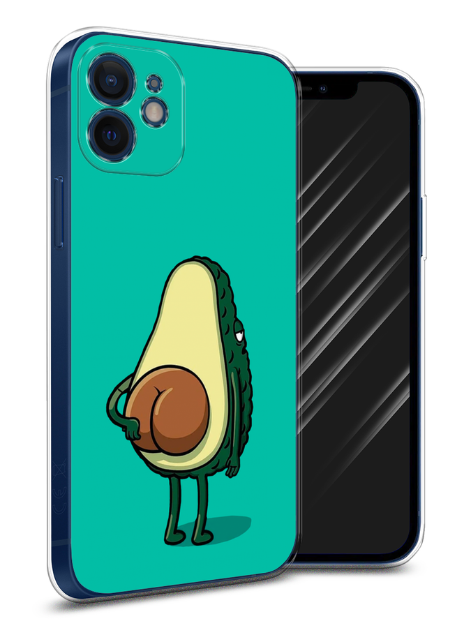 

Чехол Awog на Apple iPhone 12 mini / Айфон 12 mini "Попа авокадо", Разноцветный, 12650-10