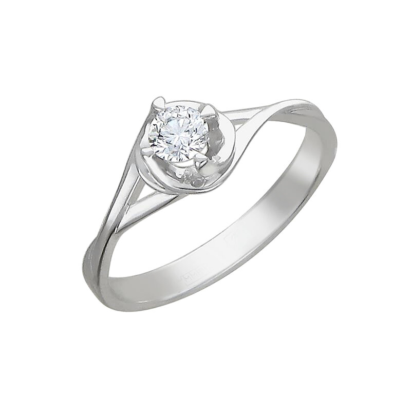 

Кольцо из серебра с фианитом р., Эстет 01К155750, 01К155750
