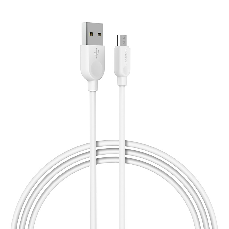 Кабель BOROFONE BX14 LinkJet USB - micro USB White