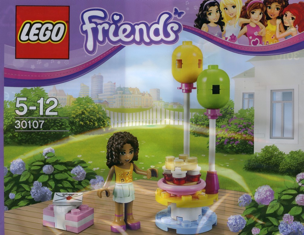 Конструктор LEGO Friends Празднование дня рождения 30107 39 деталей