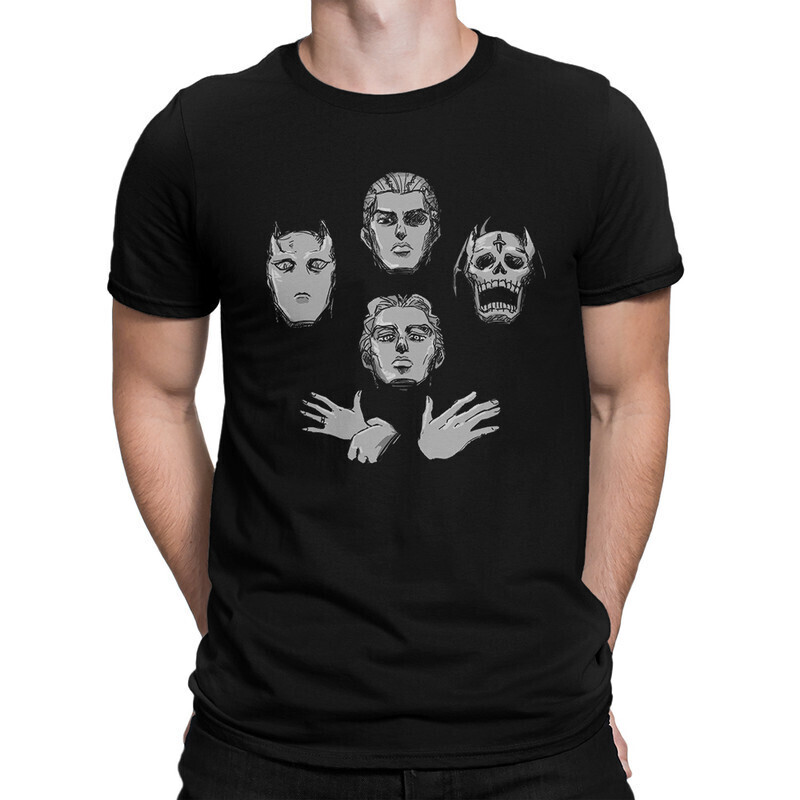 

Футболка мужская Dream Shirts JoJos Bizarre Adventure 1000418222 черная XS, JoJos Bizarre Adventure 1000418222