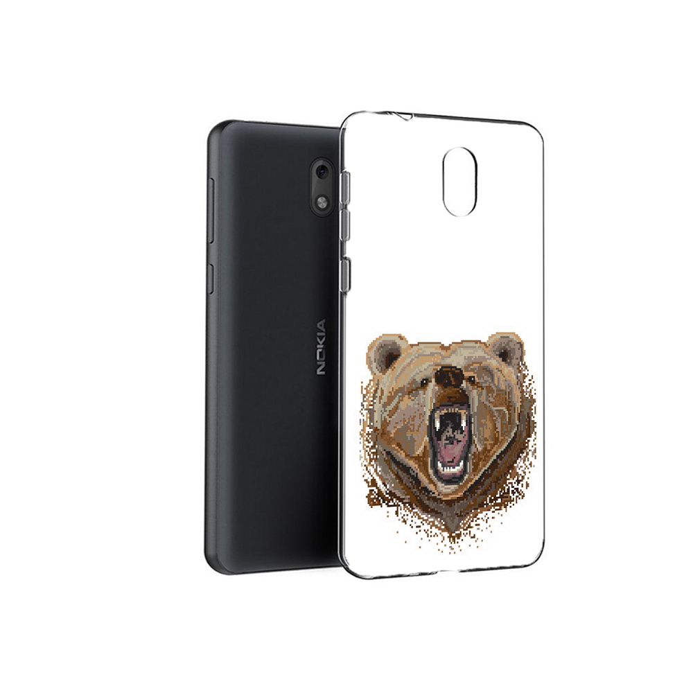 

Чехол MyPads Tocco для Nokia 6 пиксельный медведь (PT60992.93.539), Прозрачный, Tocco