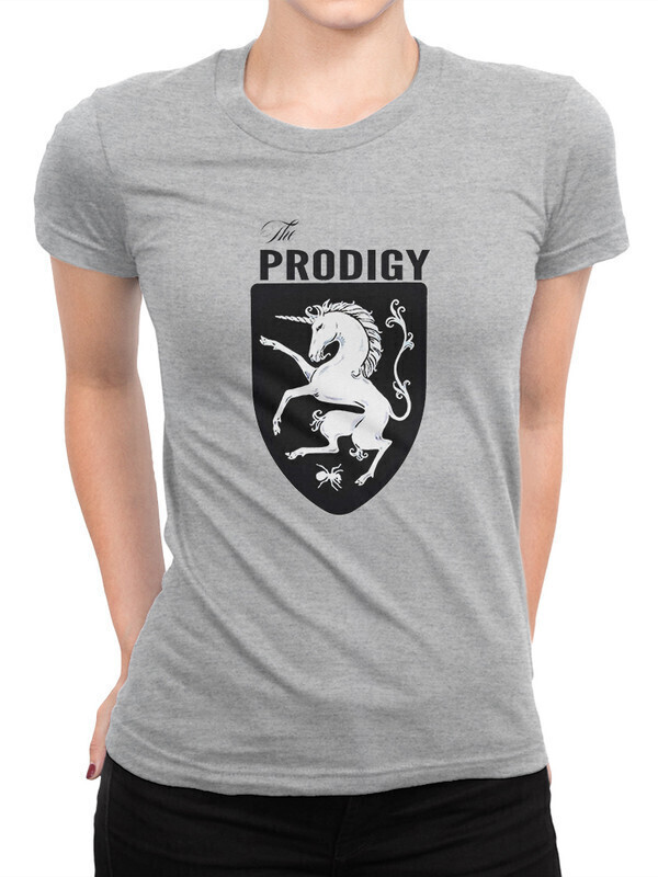 

Футболка женская Dream Shirts The Prodigy Женская 50008101 серая 2XL, The Prodigy Женская 50008101