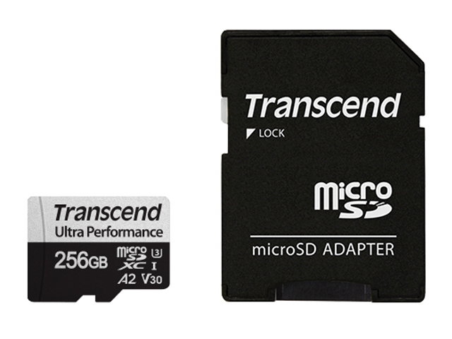 фото Карта памяти transcend microsdxc 340s class 10 uhs-i u3 v30 a2 ts256gusd340s