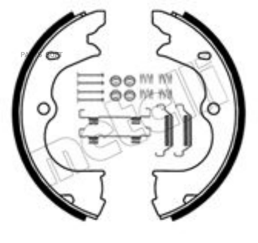 

Тормозные колодки METELLI барабанные 530743K