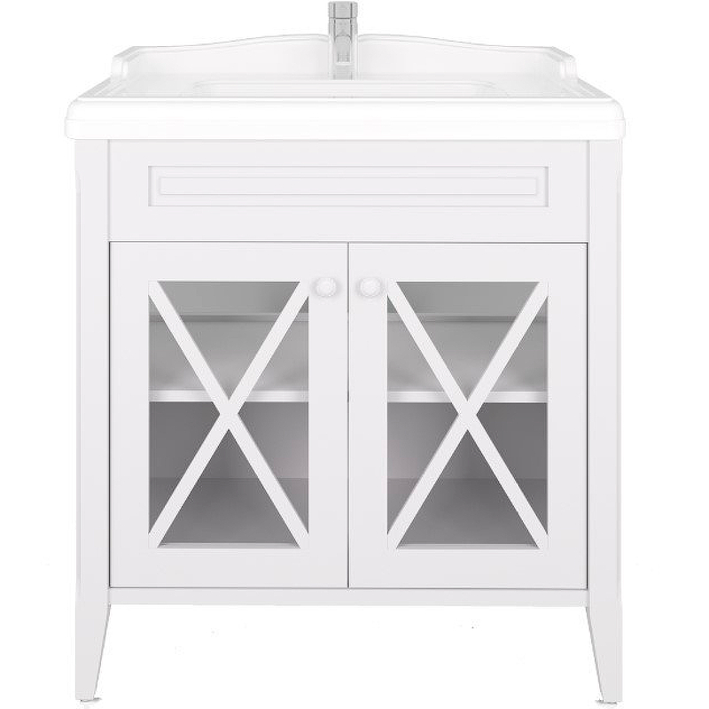 

Тумба под раковину Creto Vetra 80 15-800CHW, белый