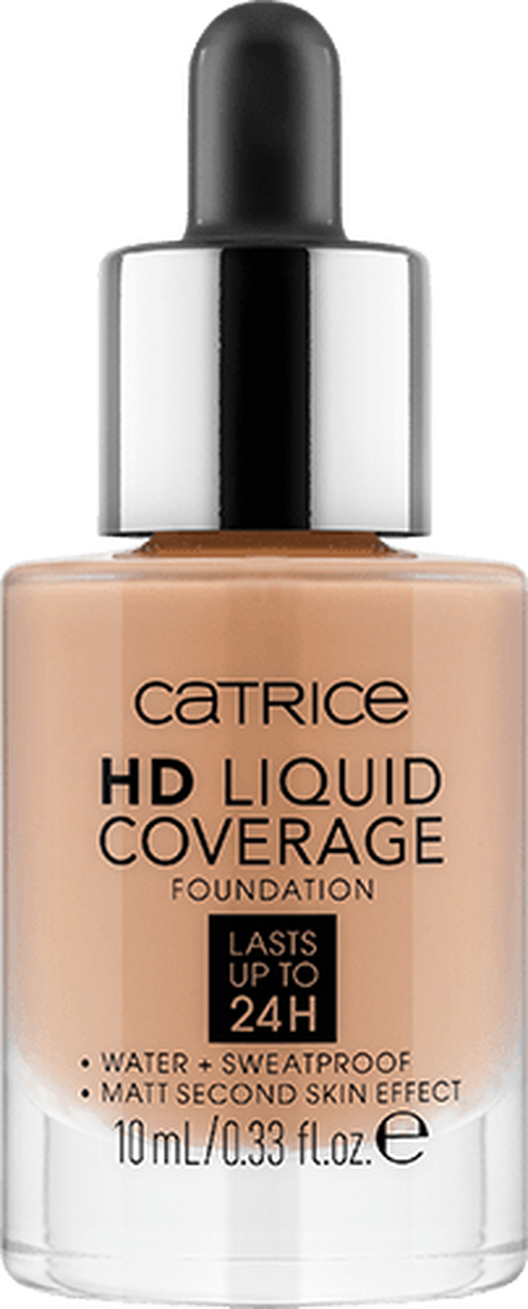 Основа тональная жидкая CATRICE Mini HD Liquid Coverage Foundation 040 Warm Beige