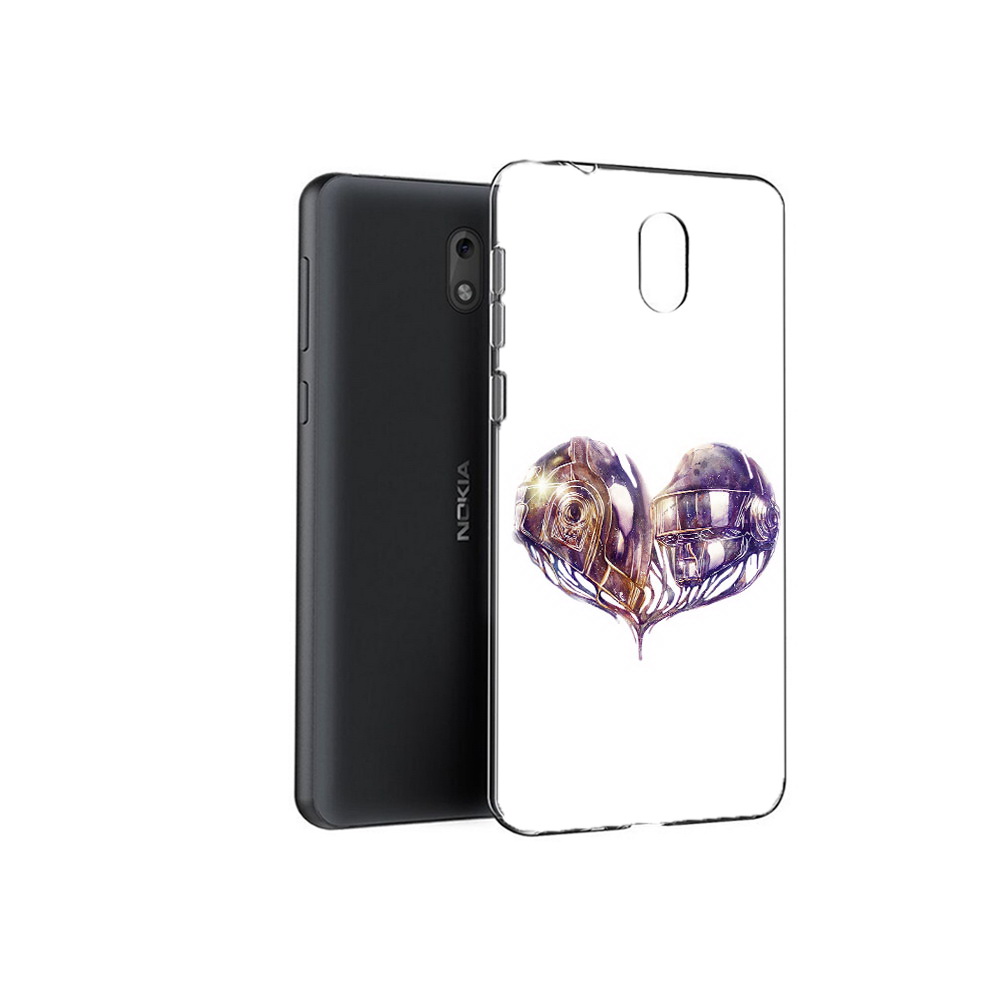 

Чехол MyPads Tocco для Nokia 6 сердце абстракция (PT60992.93.596), Прозрачный, Tocco