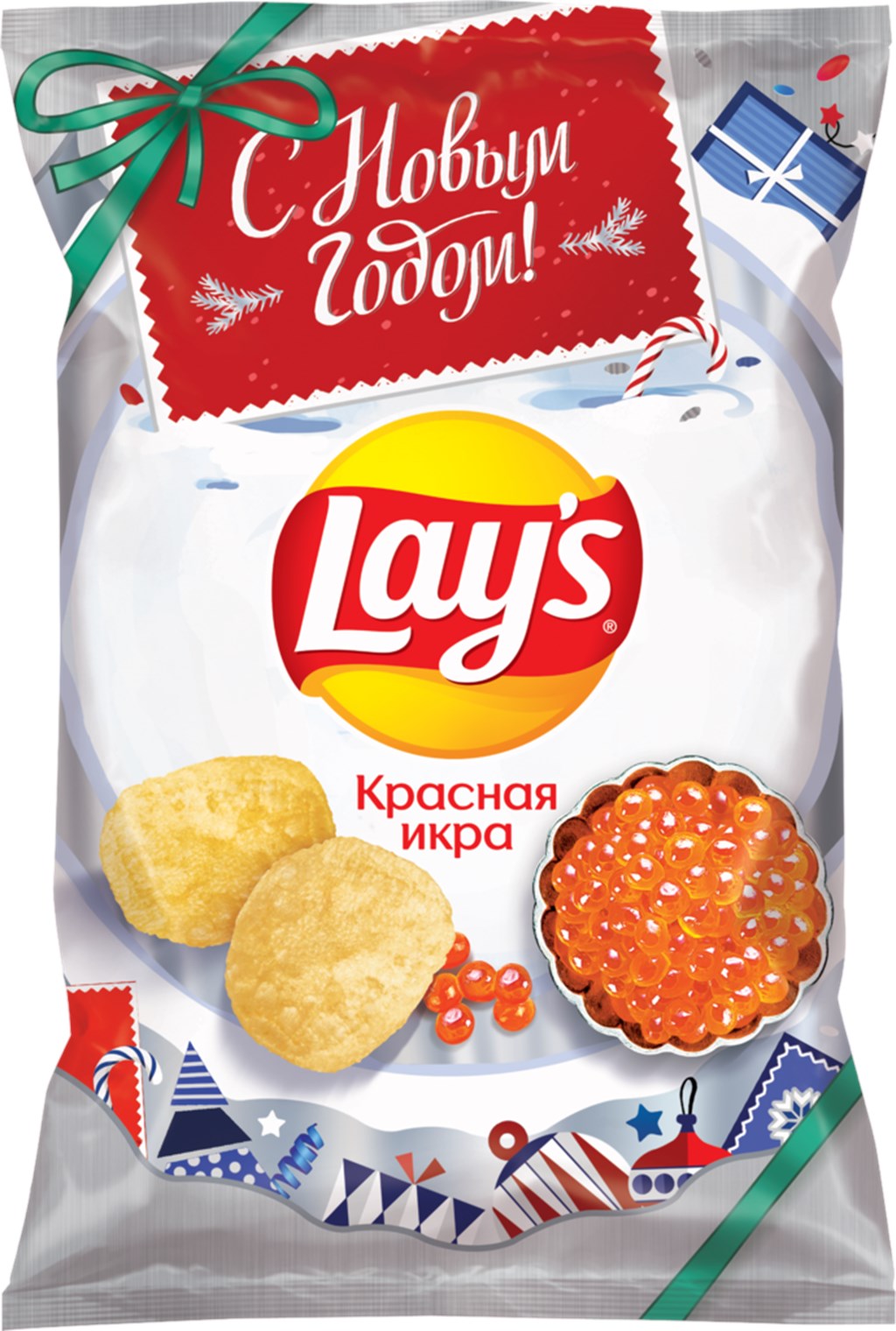 

Чипсы картофельные Lay's Красная икра 107 г
