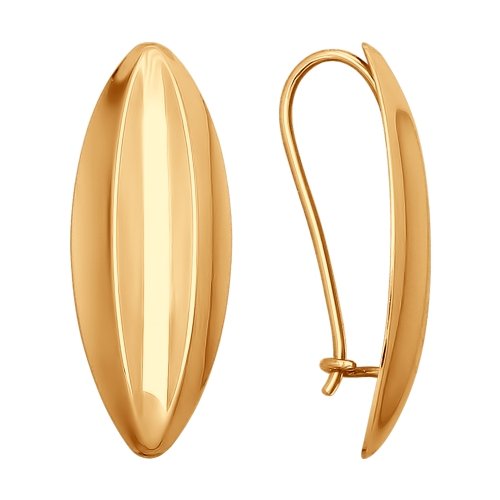 

Серьги из красного золота ЯХОНТ Золотой 165200, 165200