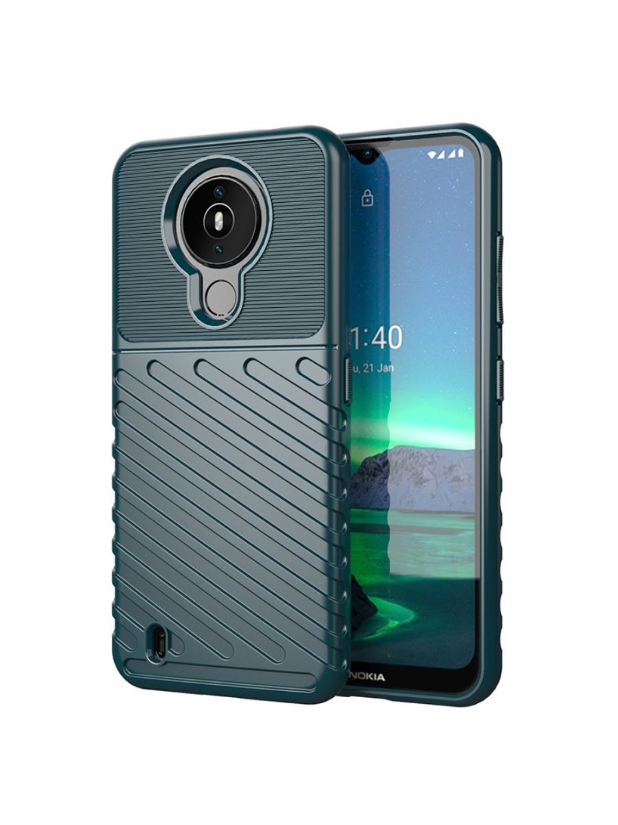 

Brodef Thunder Противоударный чехол для Nokia 1.4 Зеленый