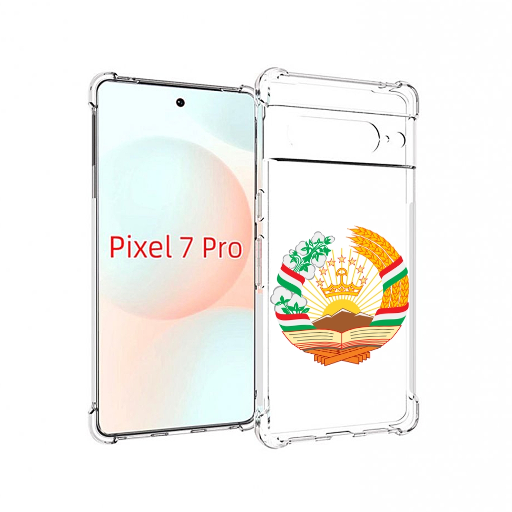 

Чехол Mypads Герб-Таджикистана Для Google Pixel 7 Pro, Прозрачный, Tocco