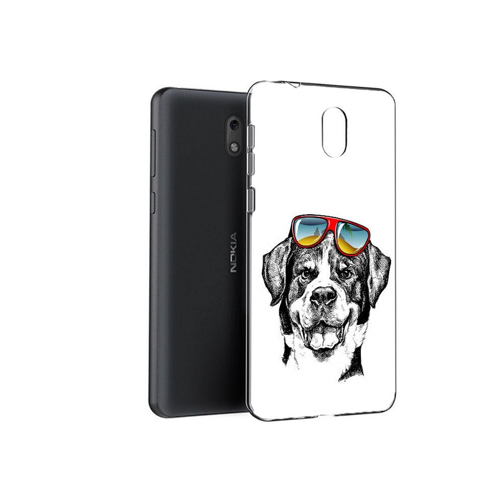 

Чехол MyPads Tocco для Nokia 6 счастливая собака (PT60992.93.631), Прозрачный, Tocco