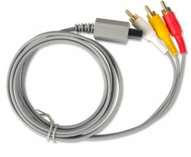 

Кабель для приставки Nintendo Wii, Белый, Wii Composite AV Cable