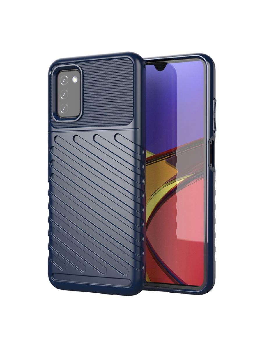 

Brodef Thunder Противоударный чехол для Samsung Galaxy A03s Синий