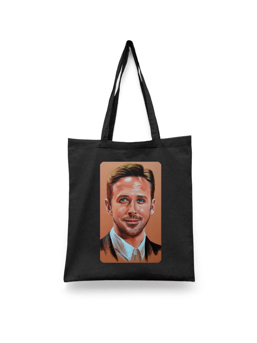 

Шоппер унисекс Каждому Своё Актёр/Райан Гослинг/Ryan Gosling IZRG7, черный, Актёр/Райан Гослинг/Ryan Gosling IZRG7