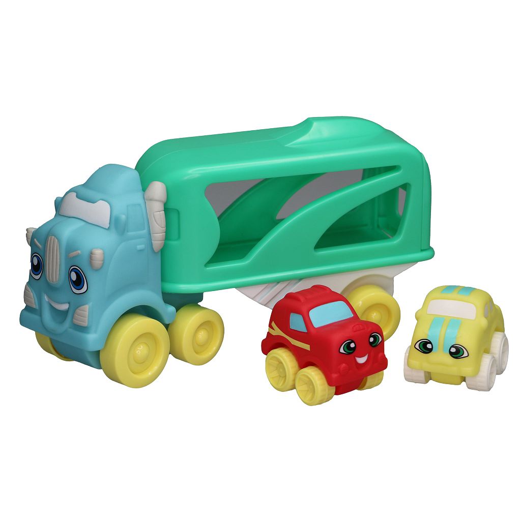 Игровой набор Berenguer JC TOYS Автовоз с автомобилями для малышей 81511 игровой набор berenguer jc toys паркинг гараж с 3 машинками для малышей 81504