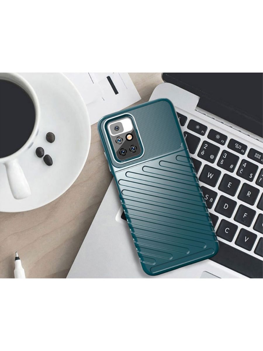 

Brodef Thunder Противоударный чехол для Xiaomi Redmi 10 Зеленый