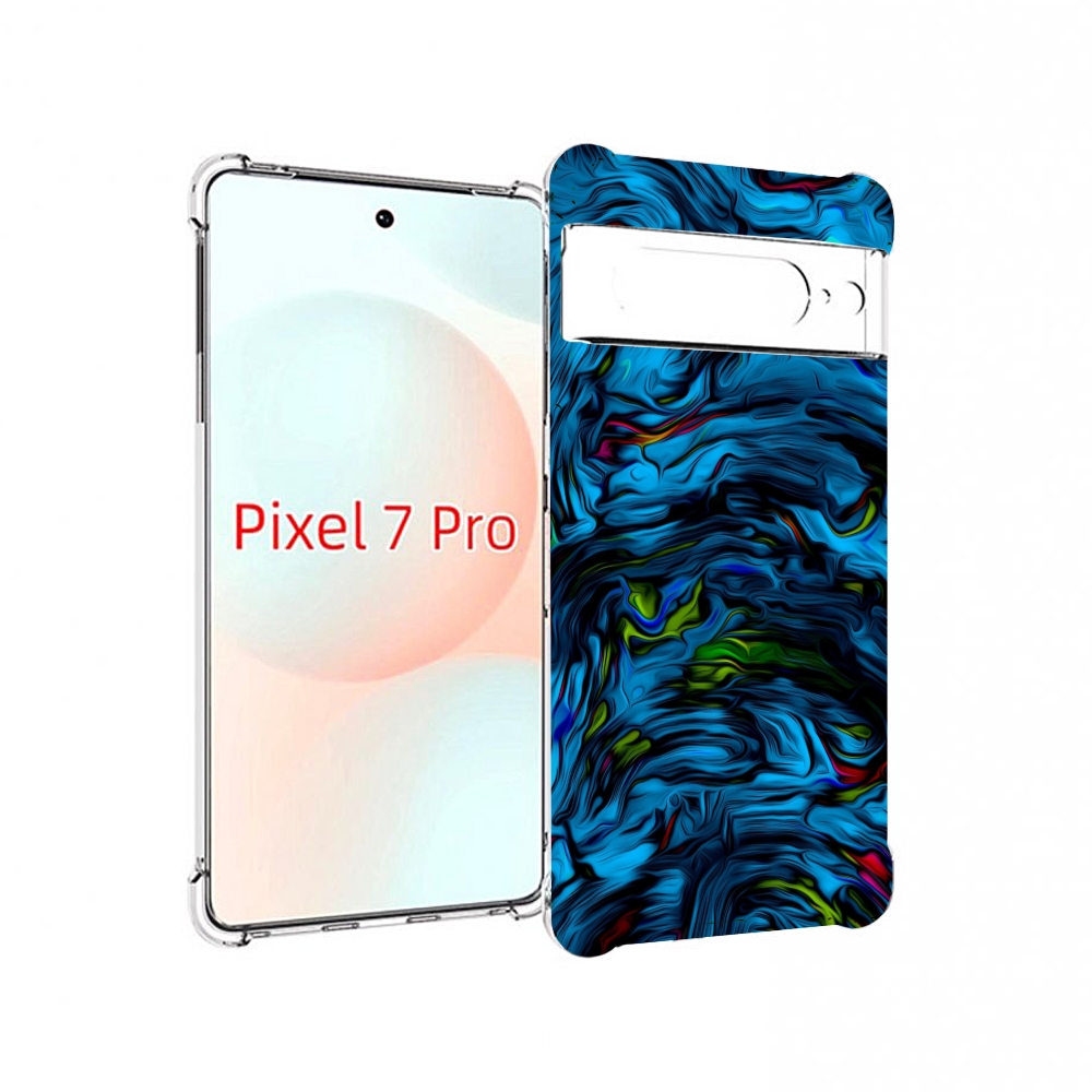 

Чехол Mypads Голубая Краска В Темноте Для Google Pixel 7 Pro, Прозрачный, Tocco