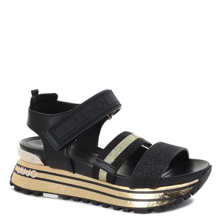 

Женские босоножки LIU∙JO MAXI WONDER SANDAL 7 BA1073 цв. черный 39 EU, BA1073