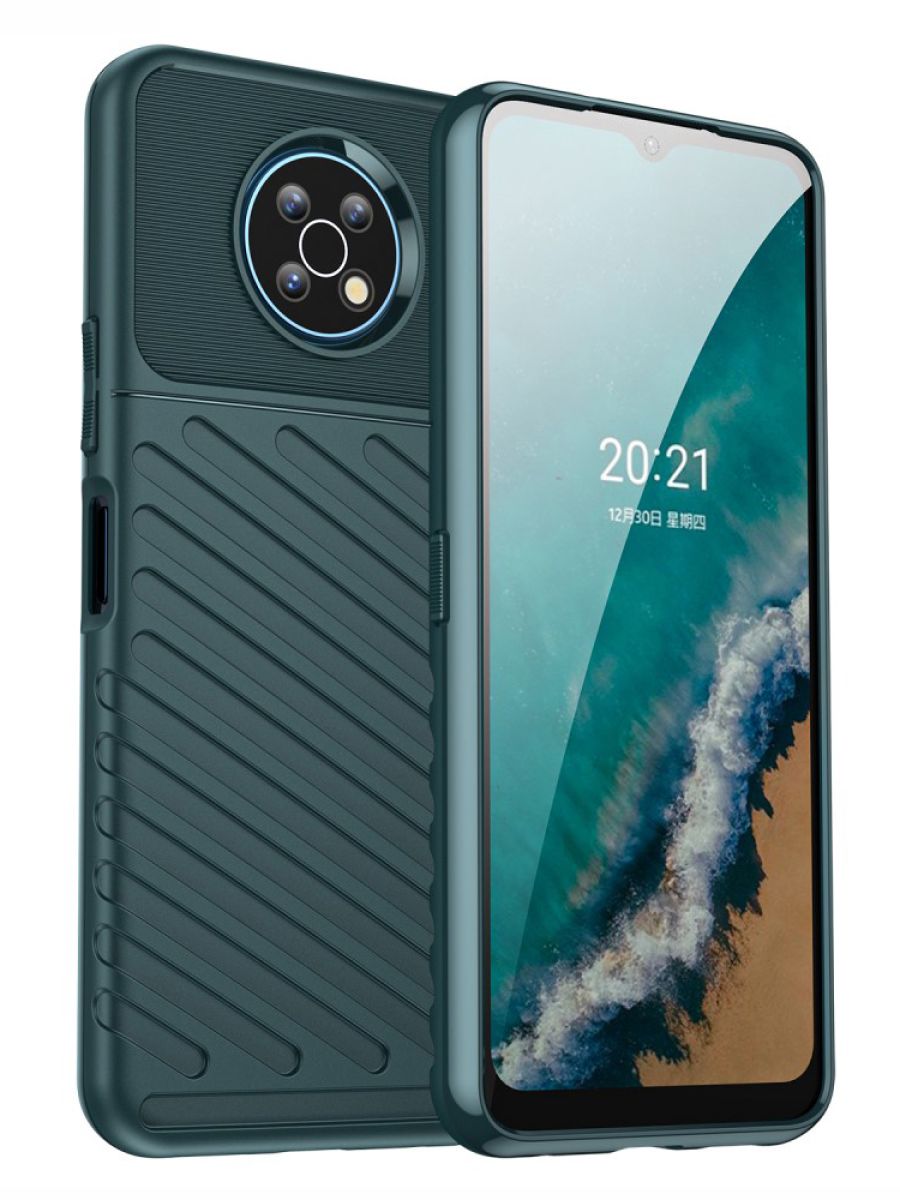 

Brodef Thunder Противоударный чехол для Nokia G50 Зеленый