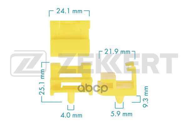 

Клипса Крепёжная Bmw (Миним. Кол-Во Заказа 10 Шт) Zekkert арт. BE3595