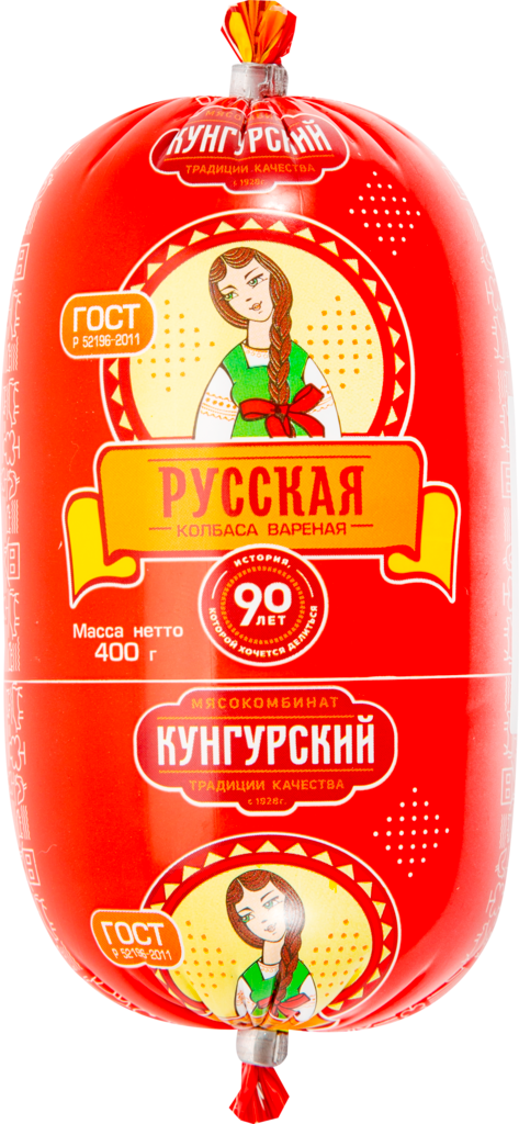 

Колбаса Кунгурский МК Русская категория Б 400 г