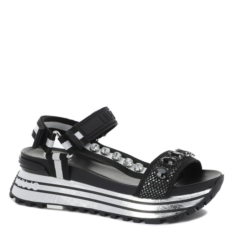 фото Женские босоножки liu∙jo maxi wonder sandal 10 ba1079 цв. черный 35 eu liu jo