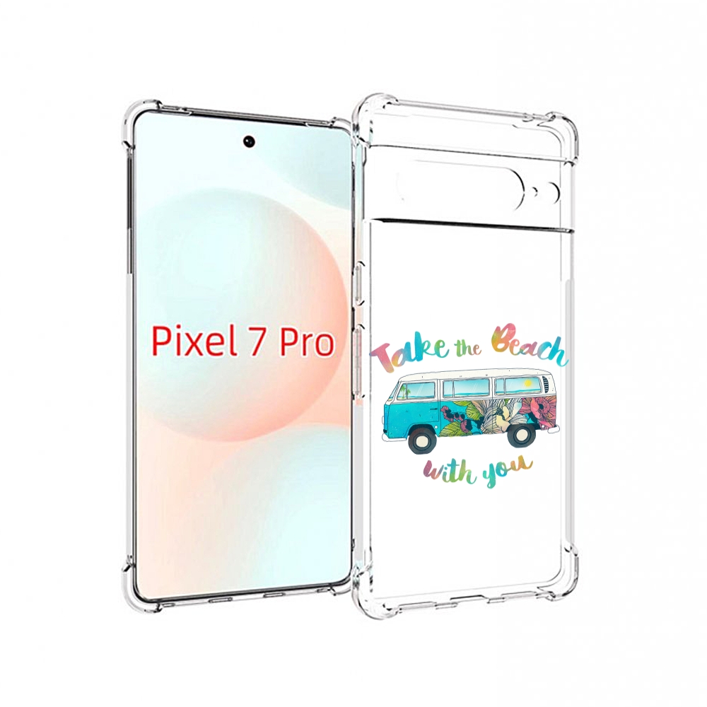 

Чехол Mypads Хиппи Автобус Для Google Pixel 7 Pro, Прозрачный, Tocco