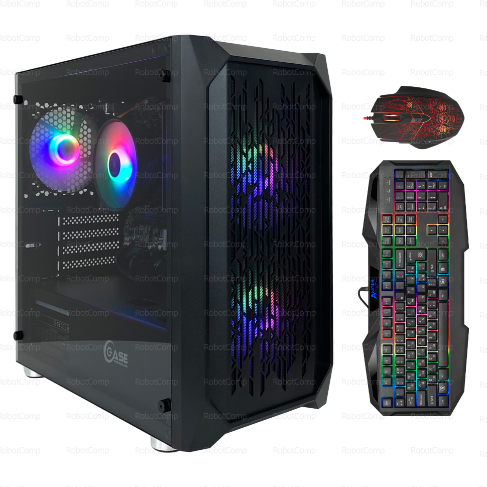 фото Системный блок robotcomp orion black
