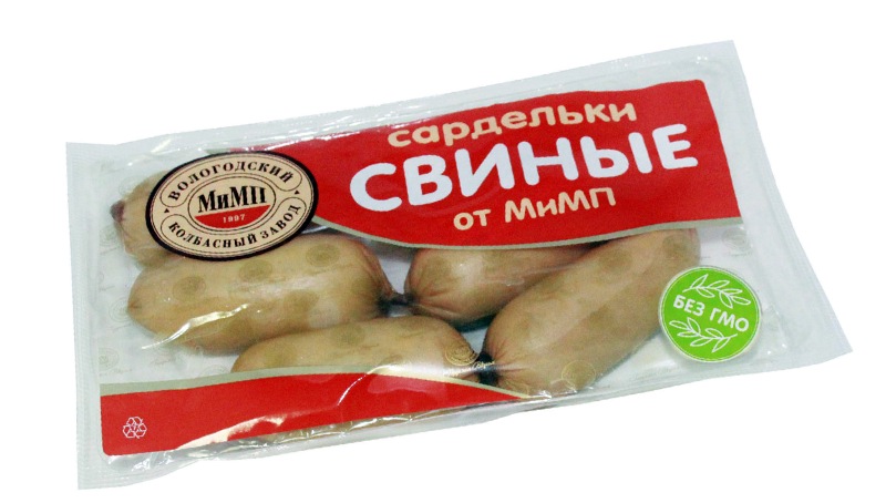 

Сардельки МиМП Свиные 460 г