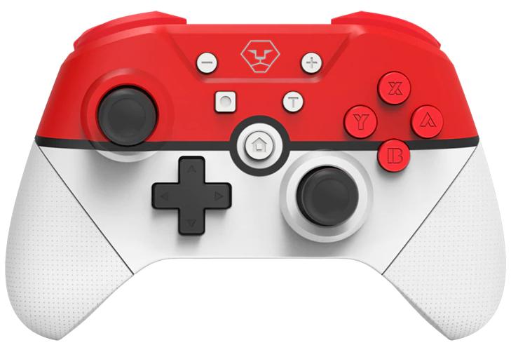фото Беспроводной геймпад switch pro controler pg-ns2028 red/whit (switch/switch lite/pc) aolion