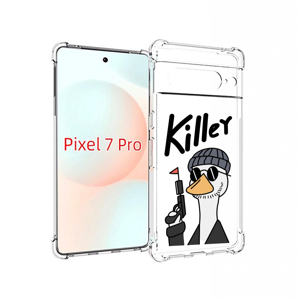 

Чехол Mypads Гусь-С-Пистолет Для Google Pixel 7 Pro, Прозрачный, Tocco
