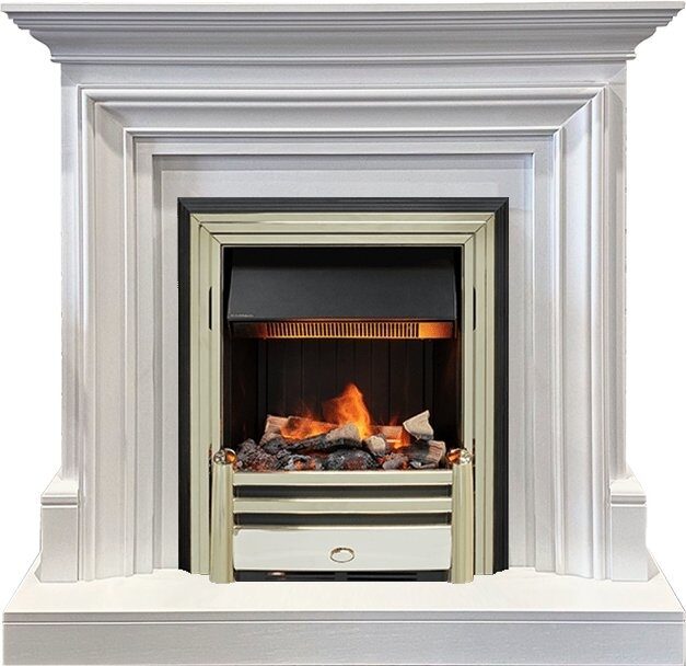 

Электрокамин Dimplex Bradford (белый) с очагом Cavendish