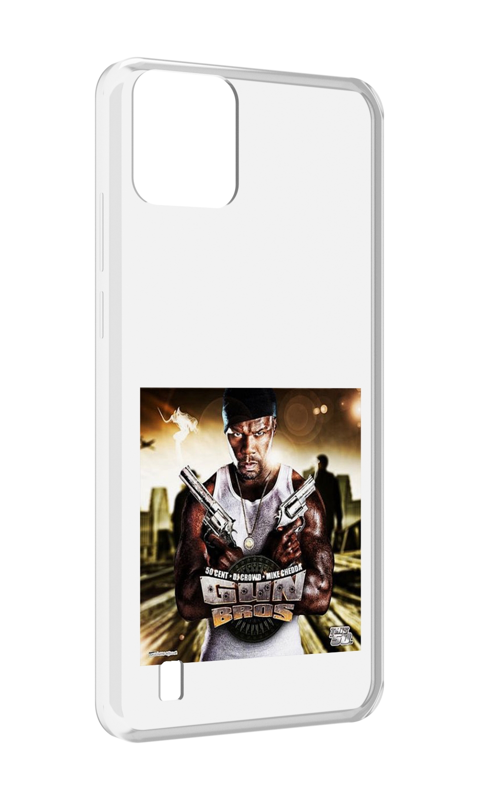 

Чехол MyPads 50 Cent - Gun Bros для Blackview A55, Прозрачный, Tocco