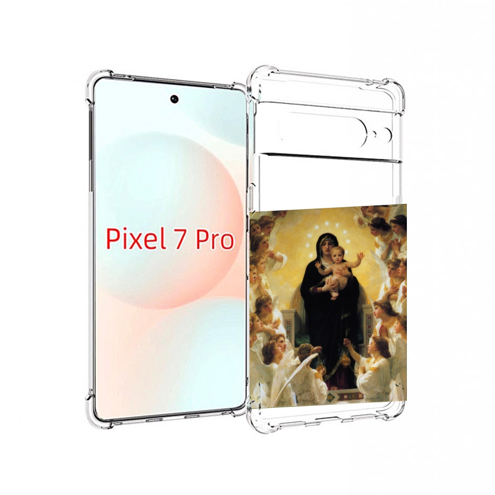 

Чехол Mypads Дева-Мария Для Google Pixel 7 Pro, Прозрачный, Tocco
