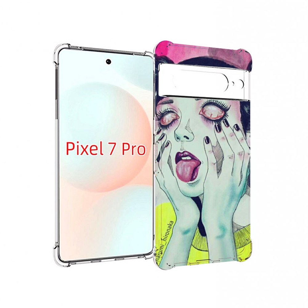 

Чехол Mypads Девушка Без Зрачков Для Google Pixel 7 Pro, Прозрачный, Tocco