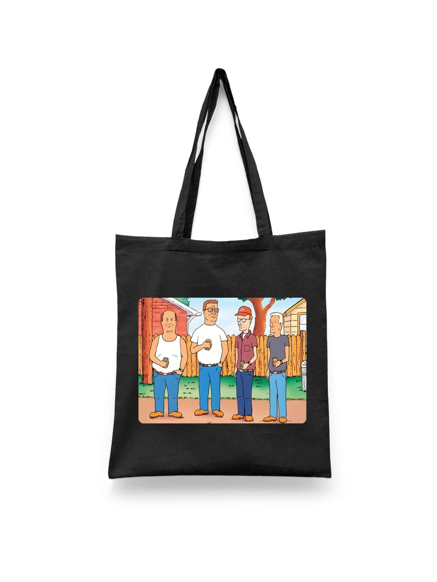 

Шоппер унисекс Каждому Своё Царь горы/King of the Hill MUCG3, черный, Царь горы/King of the Hill MUCG3