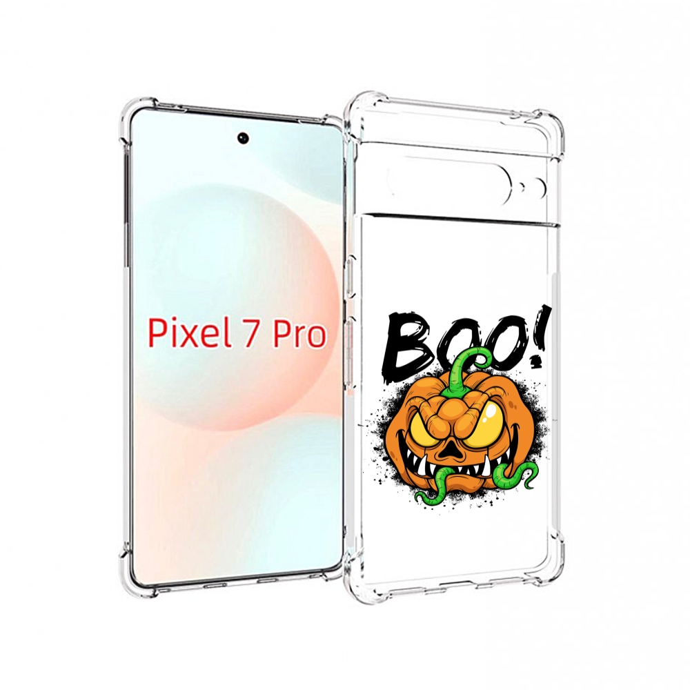 

Чехол Mypads Хэллоуин Бу Для Google Pixel 7 Pro, Прозрачный, Tocco