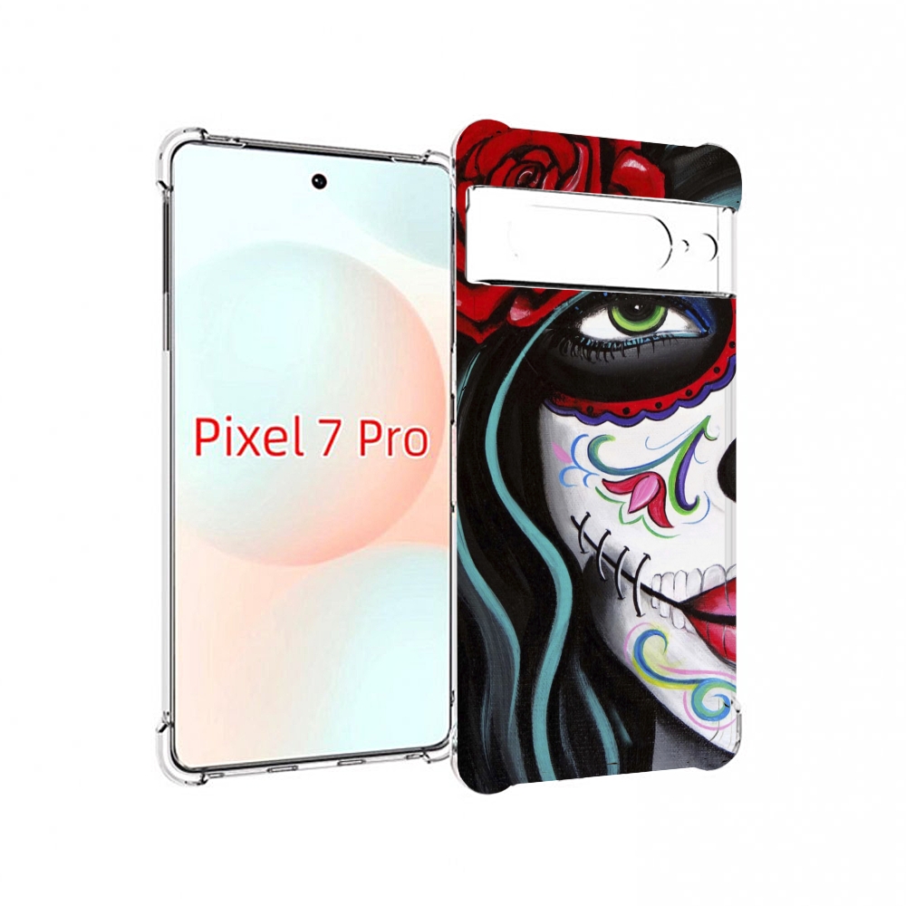 

Чехол Mypads Девушка В Масочке Расписная Женский Для Google Pixel 7 Pro, Прозрачный, Tocco