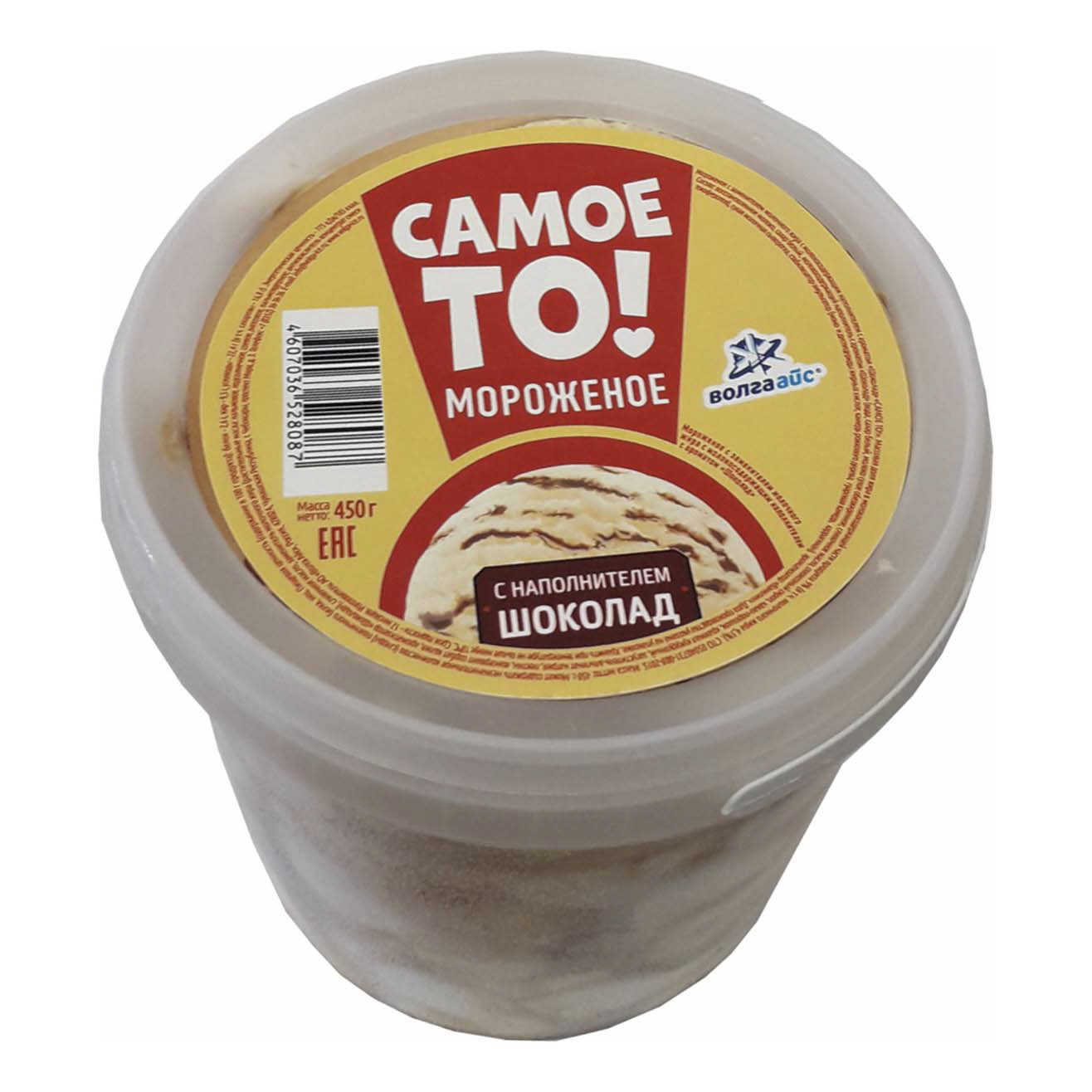 

Мороженое пломбир Волга Айс Самое то! шоколад 450 г