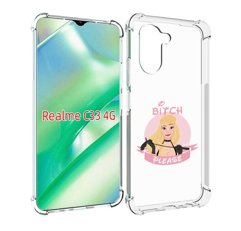 

Чехол MyPads принцесса-аврора женский для Realme C33 4G, Прозрачный, Tocco