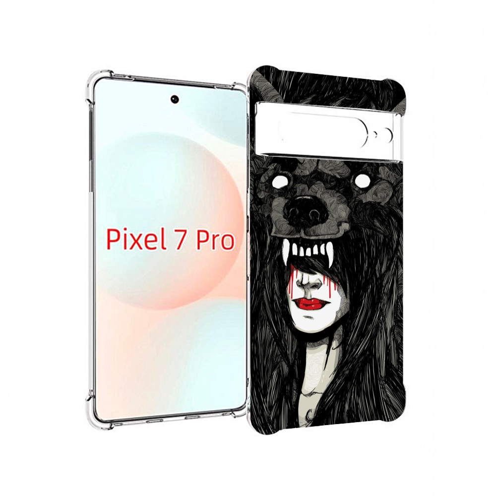 

Чехол Mypads Девушка В Шкуре Волка Женский Для Google Pixel 7 Pro, Прозрачный, Tocco