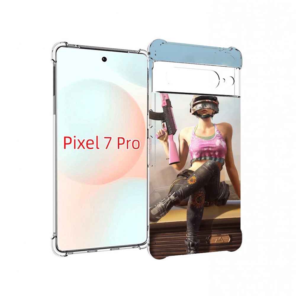 

Чехол Mypads Девушка Из Pubg Для Google Pixel 7 Pro, Прозрачный, Tocco