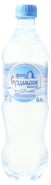 

Вода минеральная Суздальские напитки негазированная 0,6 л