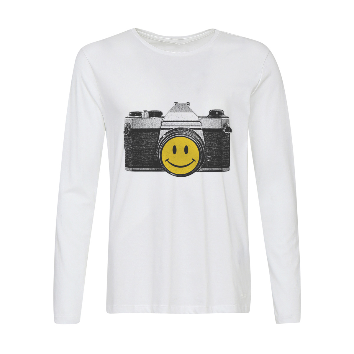 

Лонгслив CoolPodarok Фотоапесть парат, Белый, 6w015575