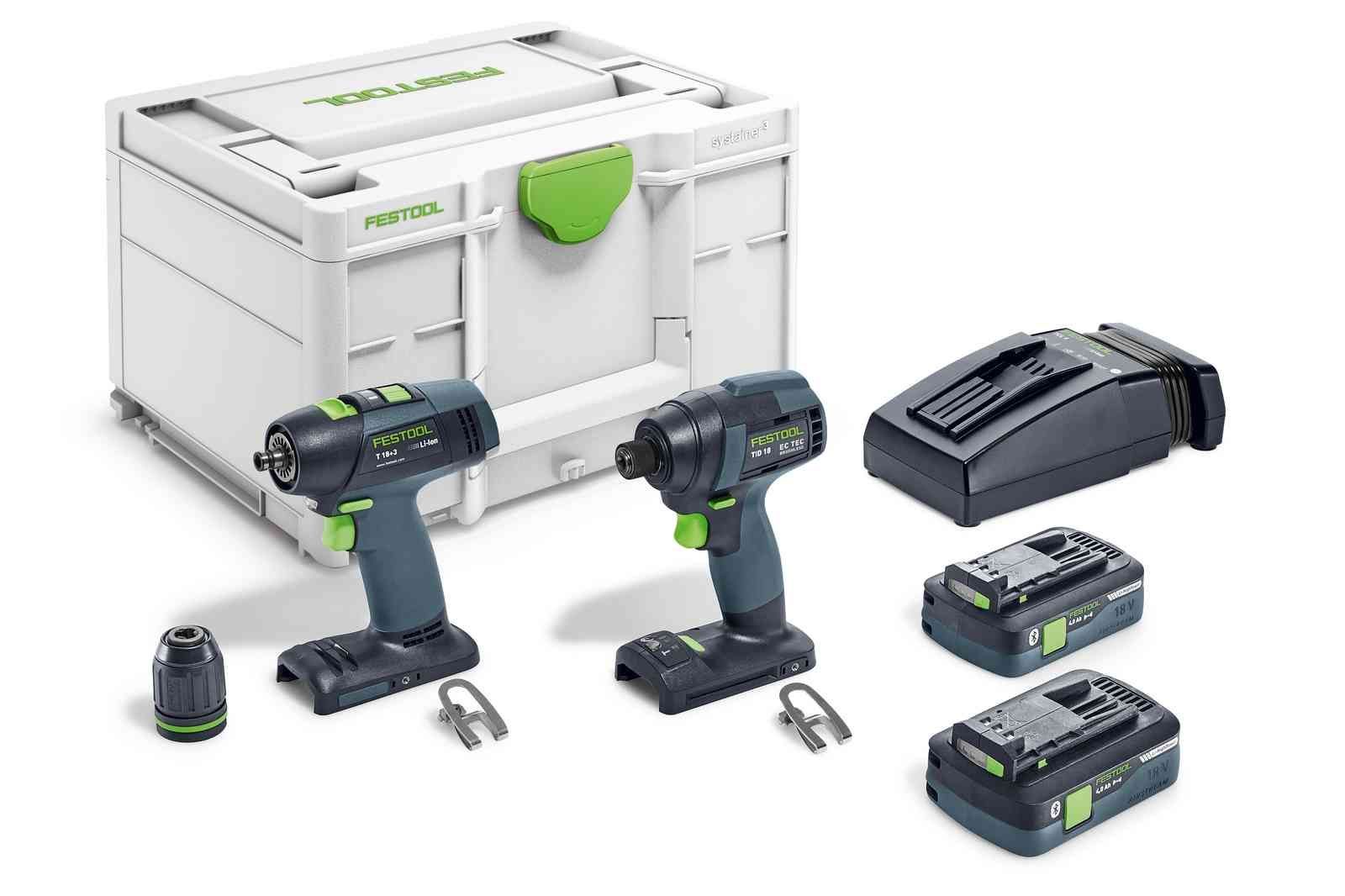 Набор шуруповертов Festool TID 18 HPC 4,0 I-Set T18 577244