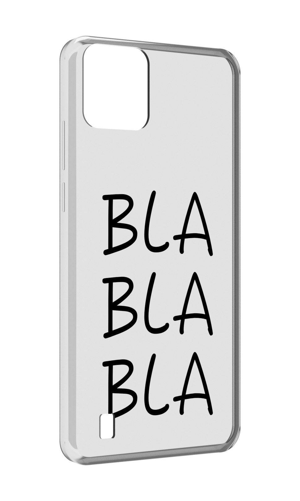 

Чехол MyPads Bla-Bla для Blackview A55, Прозрачный, Tocco